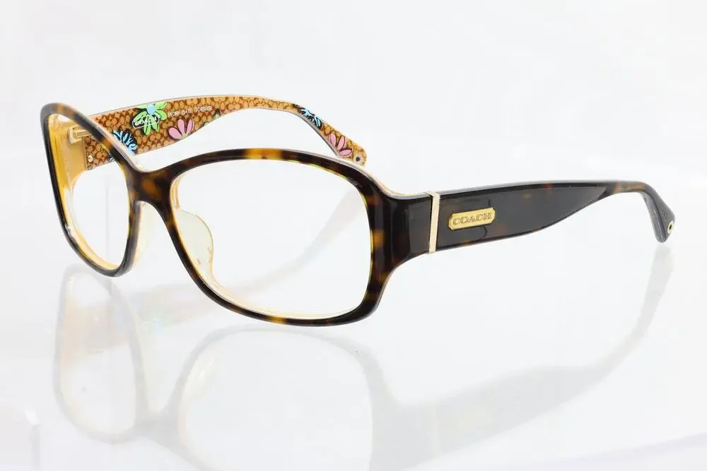 Coach Peony (S471) Tortoise 59-16-125mm Sunglass / Eyeglass FRAMES ONLY - GOOD